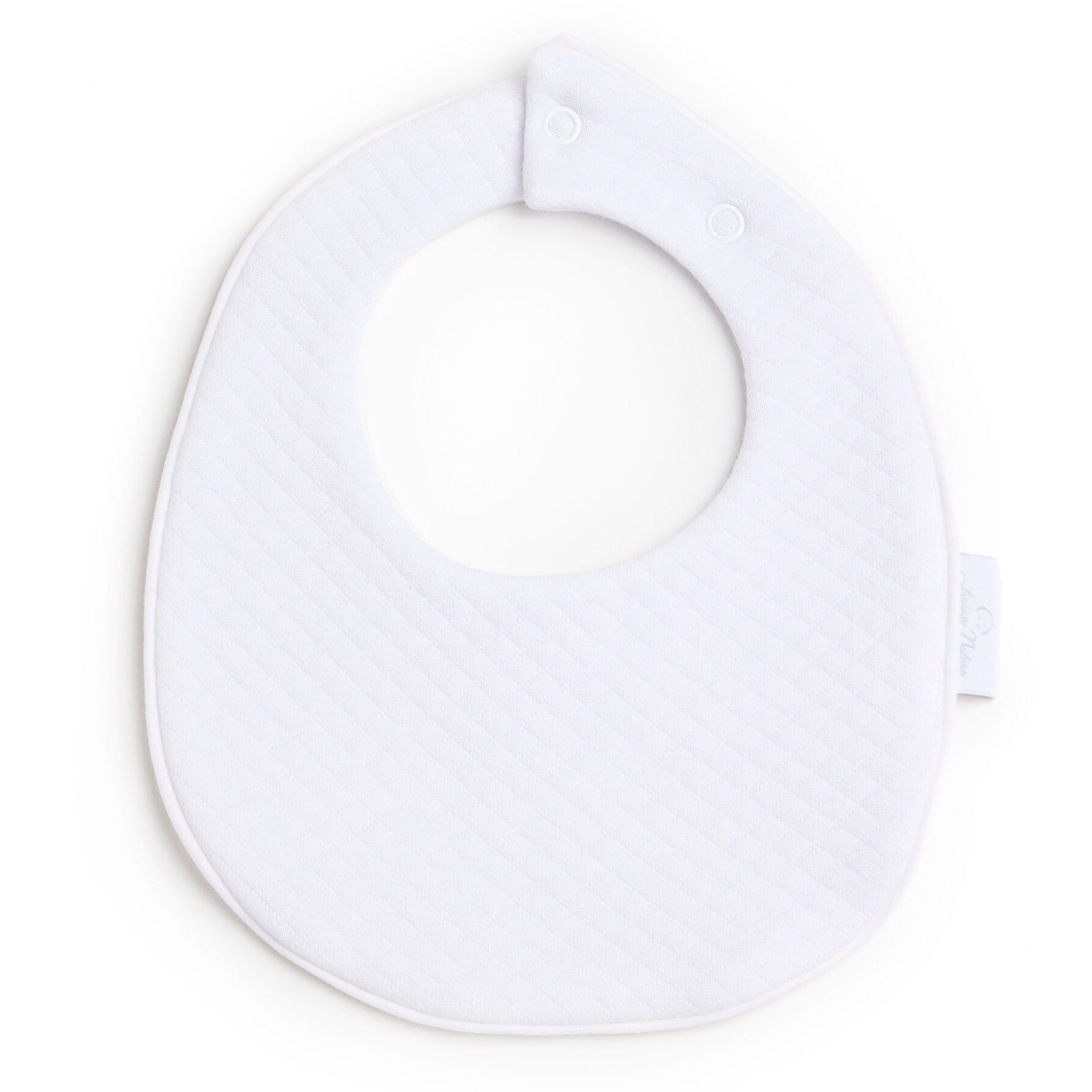 LIVING NATURE Bavet newborn m/drukknop - wit