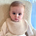 LIVING NATURE Bavet newborn m/drukknop - camel/beige