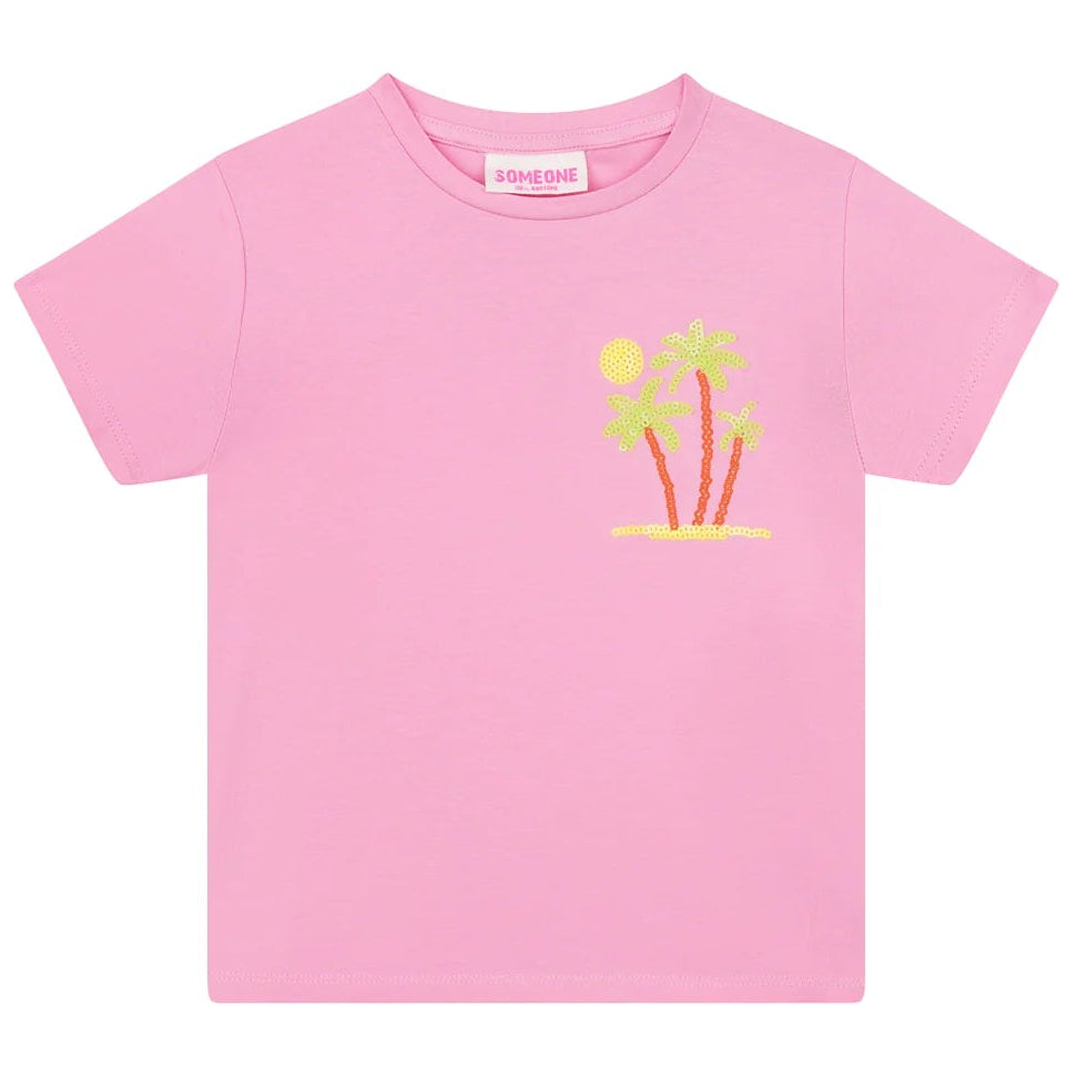 SOMEONE G Faro t-shirt - roze - 140 FAROSG02B