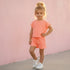 SOMEONE G Zora t-shirt - fluo coral - 122 ZORASG02G