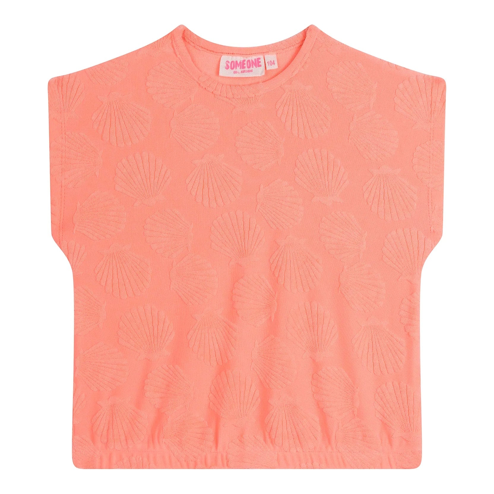 SOMEONE G Zora t-shirt - fluo coral - 116 ZORASG02G
