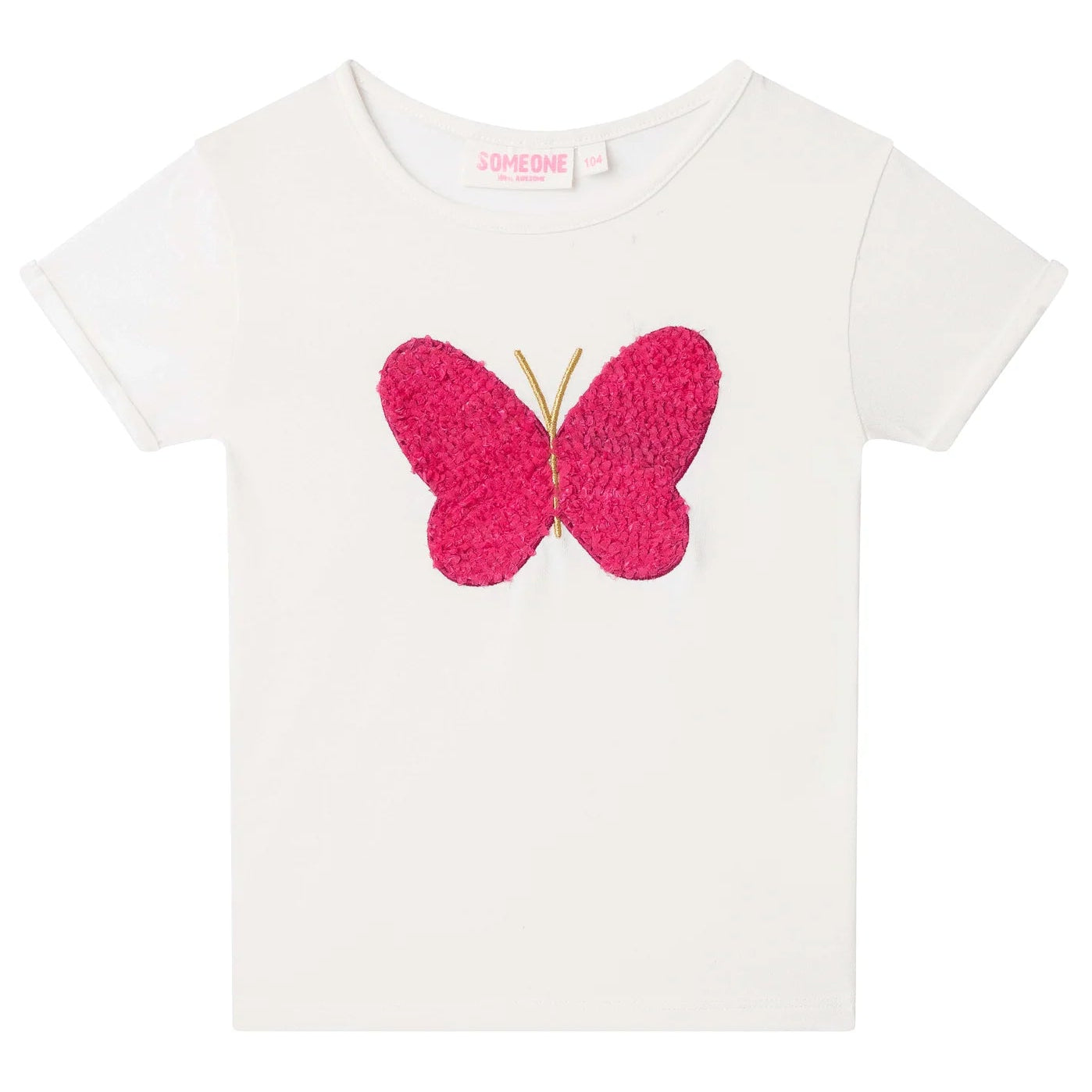 SOMEONE G Felice t-shirt - ecru - 104 FELICESG02M