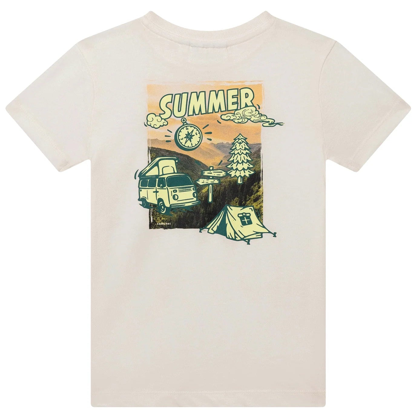 SOMEONE B Isaac t-shirt - ecru - 134 ISAACSB02F
