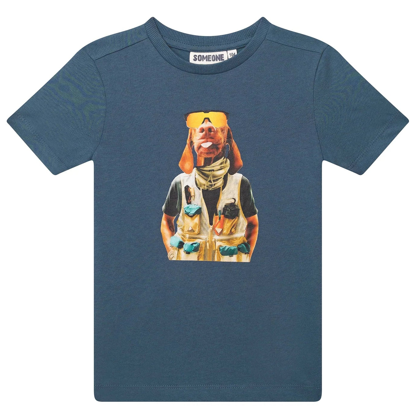 SOMEONE B Isaac t-shirt - jeans blue - 110 ISAACSB02H