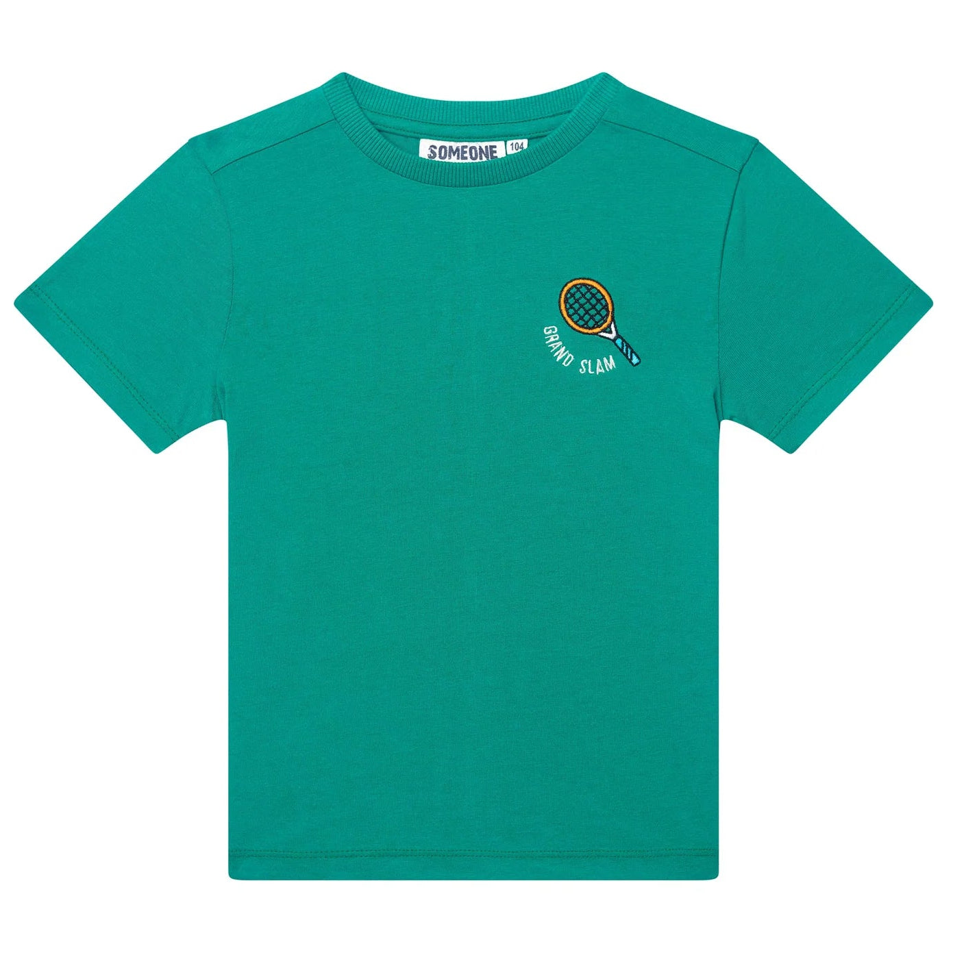 SOMEONE B Backhand t-shirt - medium green - 128 BACKHANDSB02B