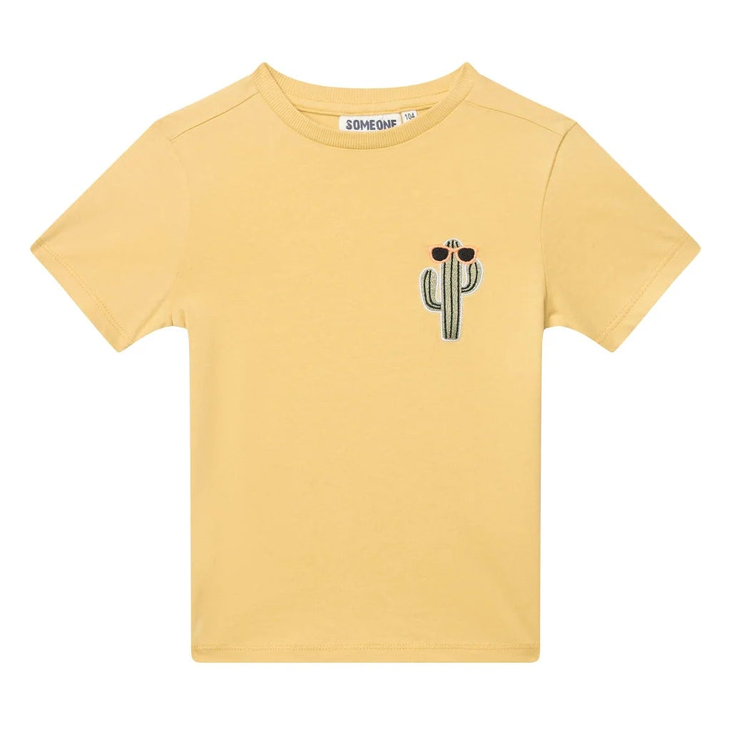 SOMEONE B Felix t-shirt - yellow - 134 FELIXSB02A