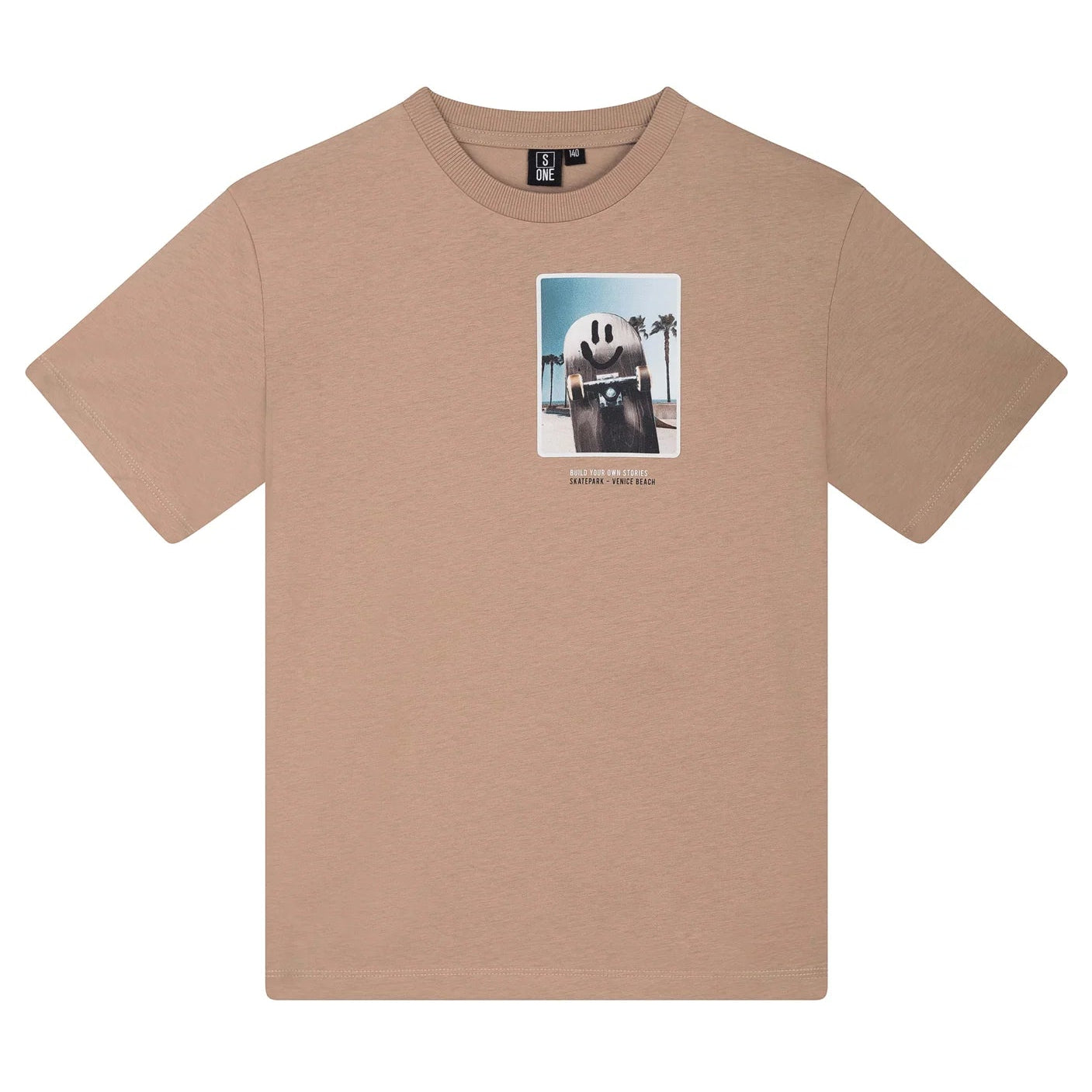 SOMEONE B Leon t-shirt - dark beige - 164 LEONB02E