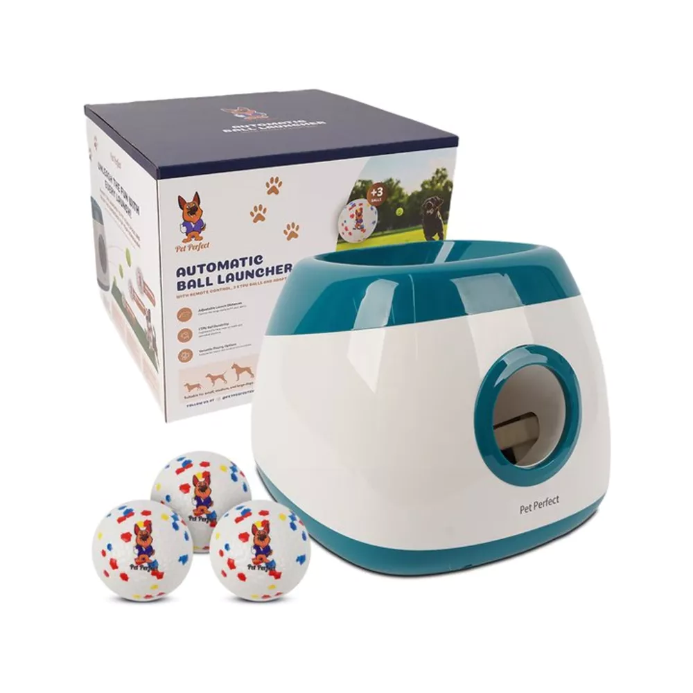 PET PERFECT Automatische ballenwerper - Blauw - XL