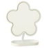 JLINE Tafelspiegel bloem - 23,8x10x27,5cm - wit