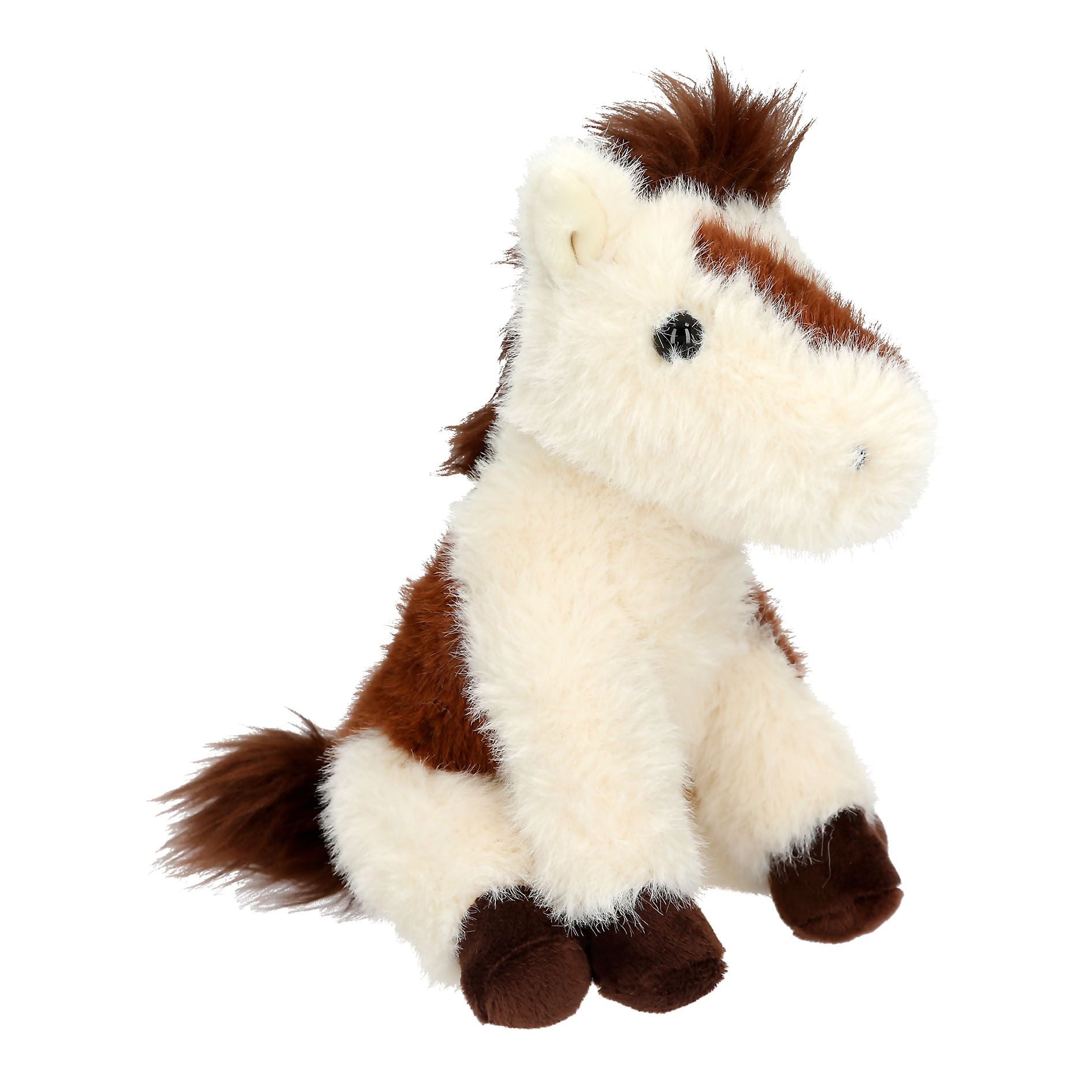 MISS MELODY Knuffel paard 20cm - gevlekt