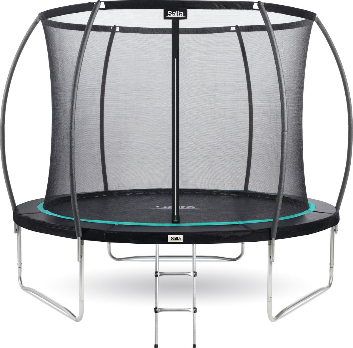 SALTA Cosmos trampoline - 251cm - zwart  incl. ladder