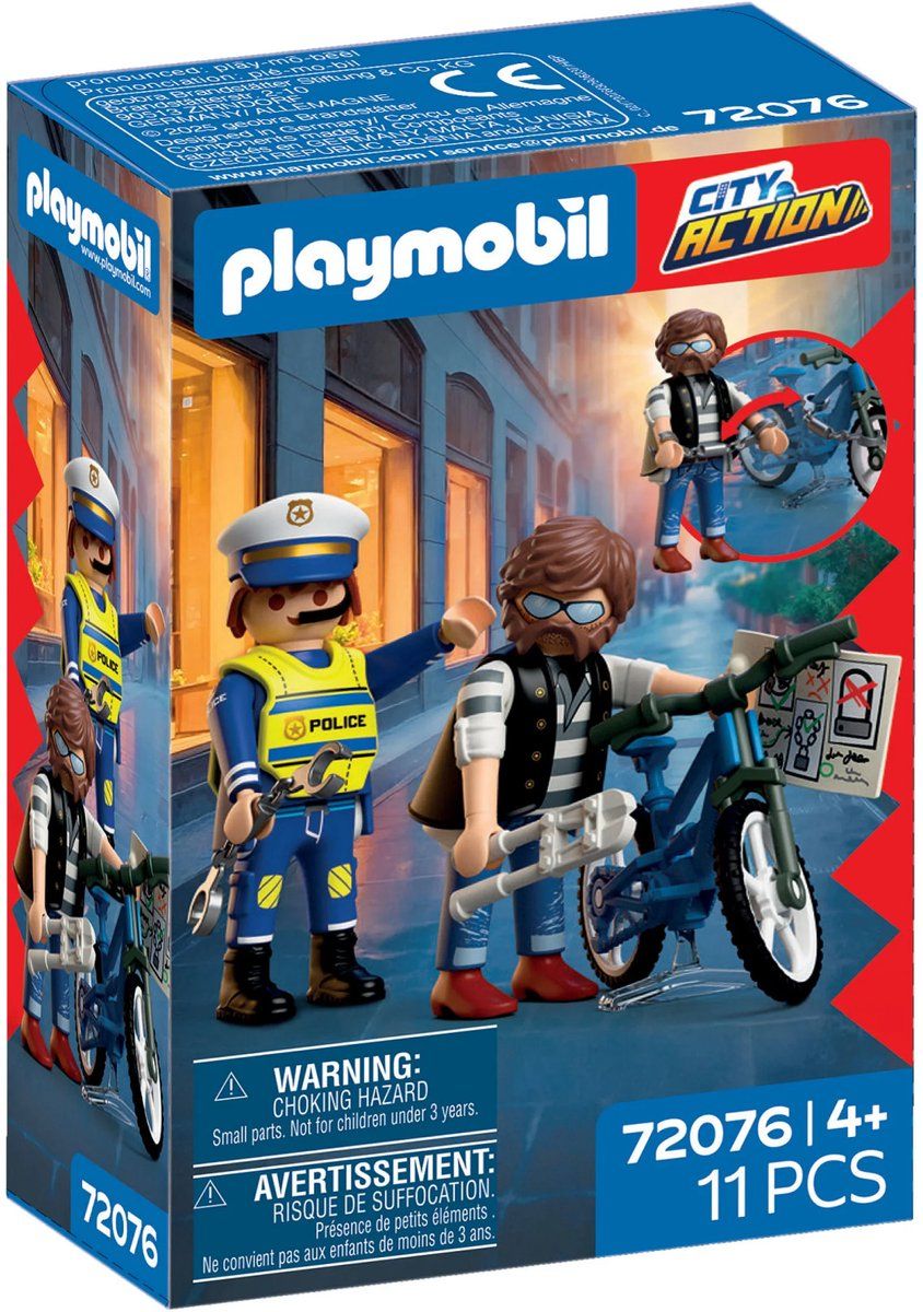 PLAYMOBIL 72076 - fietsendiefstal