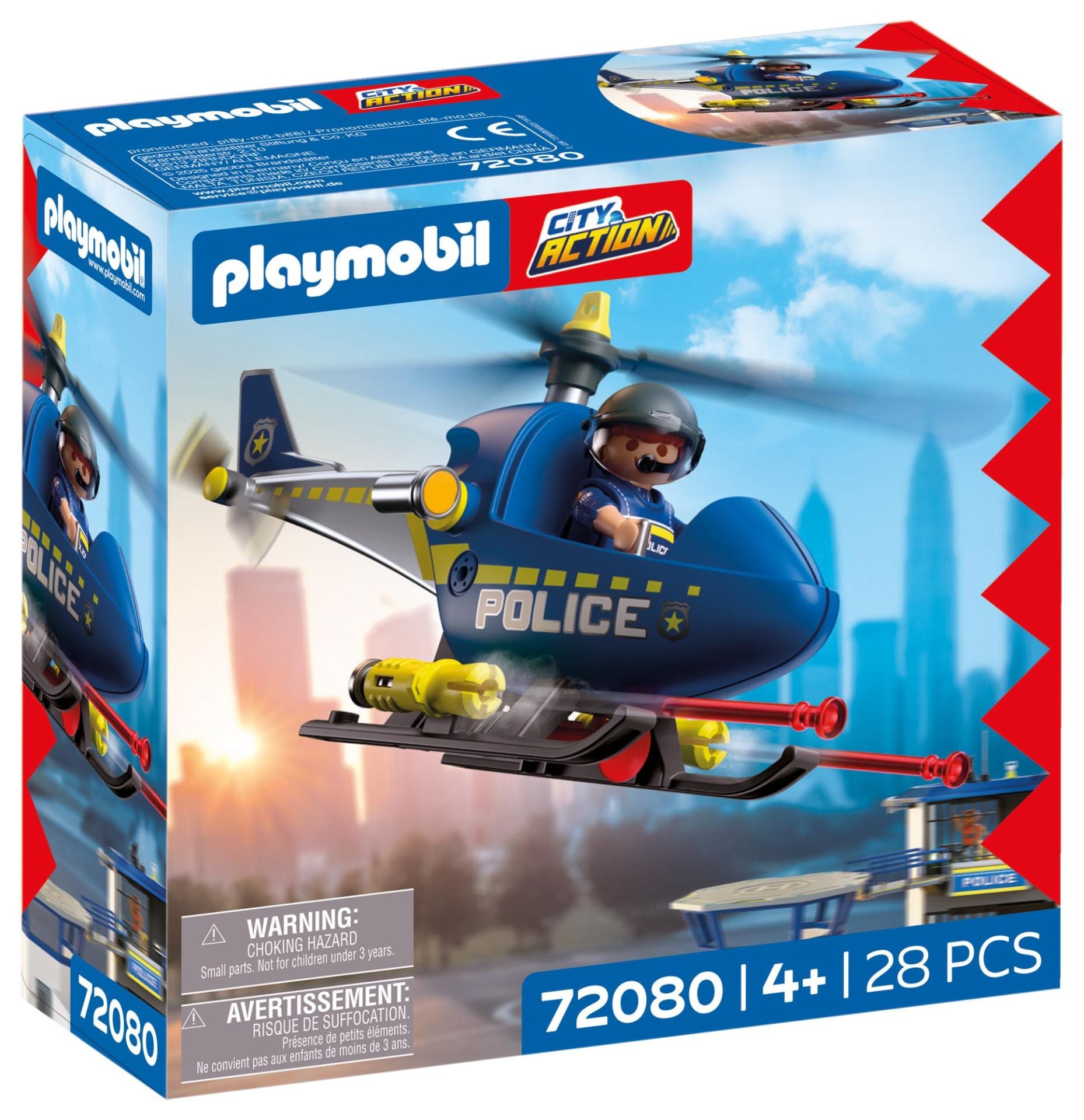 PLAYMOBIL 72080 - politiehelikopter