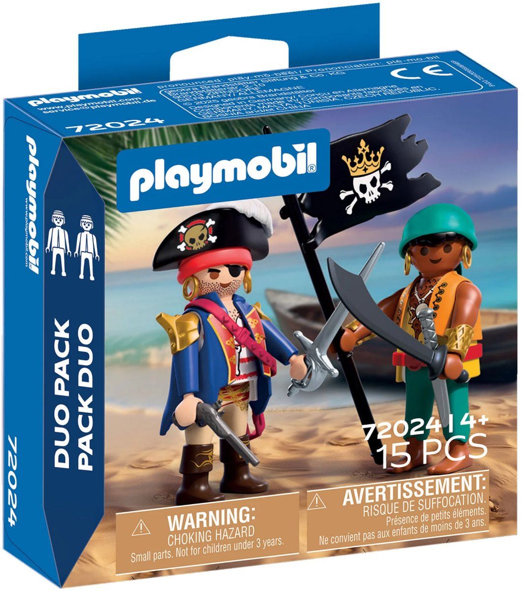 PLAYMOBIL 72024 - duopack piraten