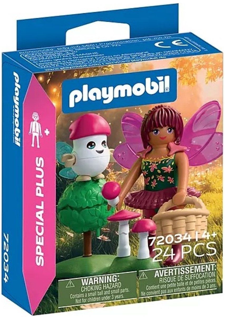 PLAYMOBIL 72034 - fee met schattig hulpje