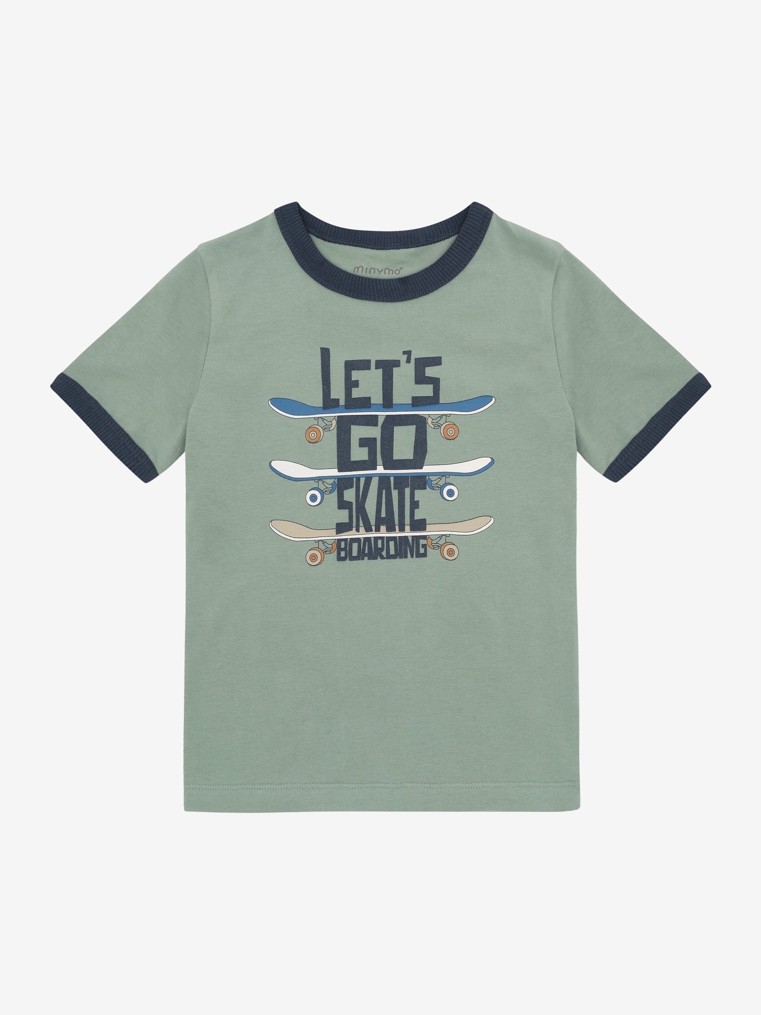 MINYMO B T shirt - lily pad - 134