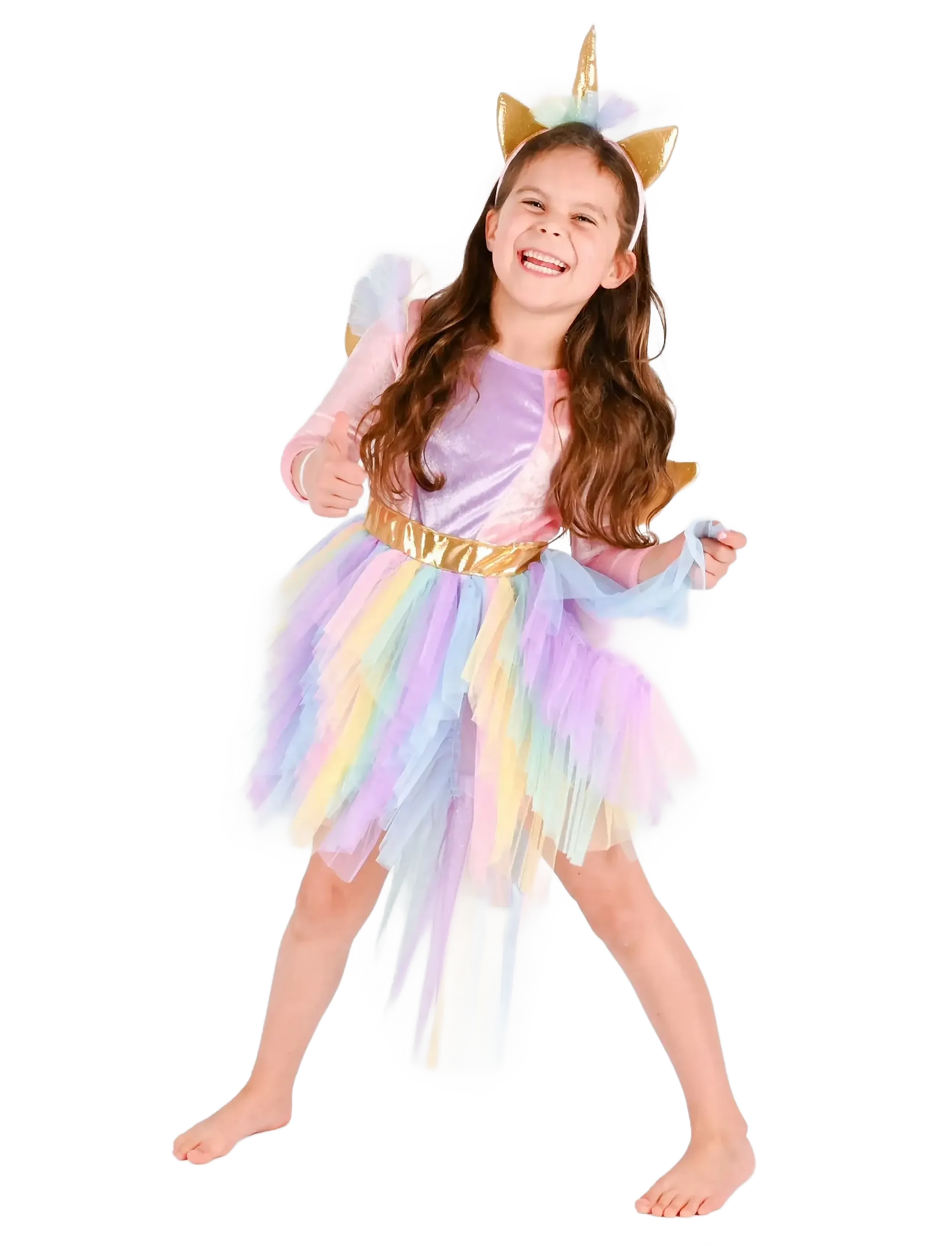 DEN GODA FEN eenhoornjurk + diadeem 4j-6j