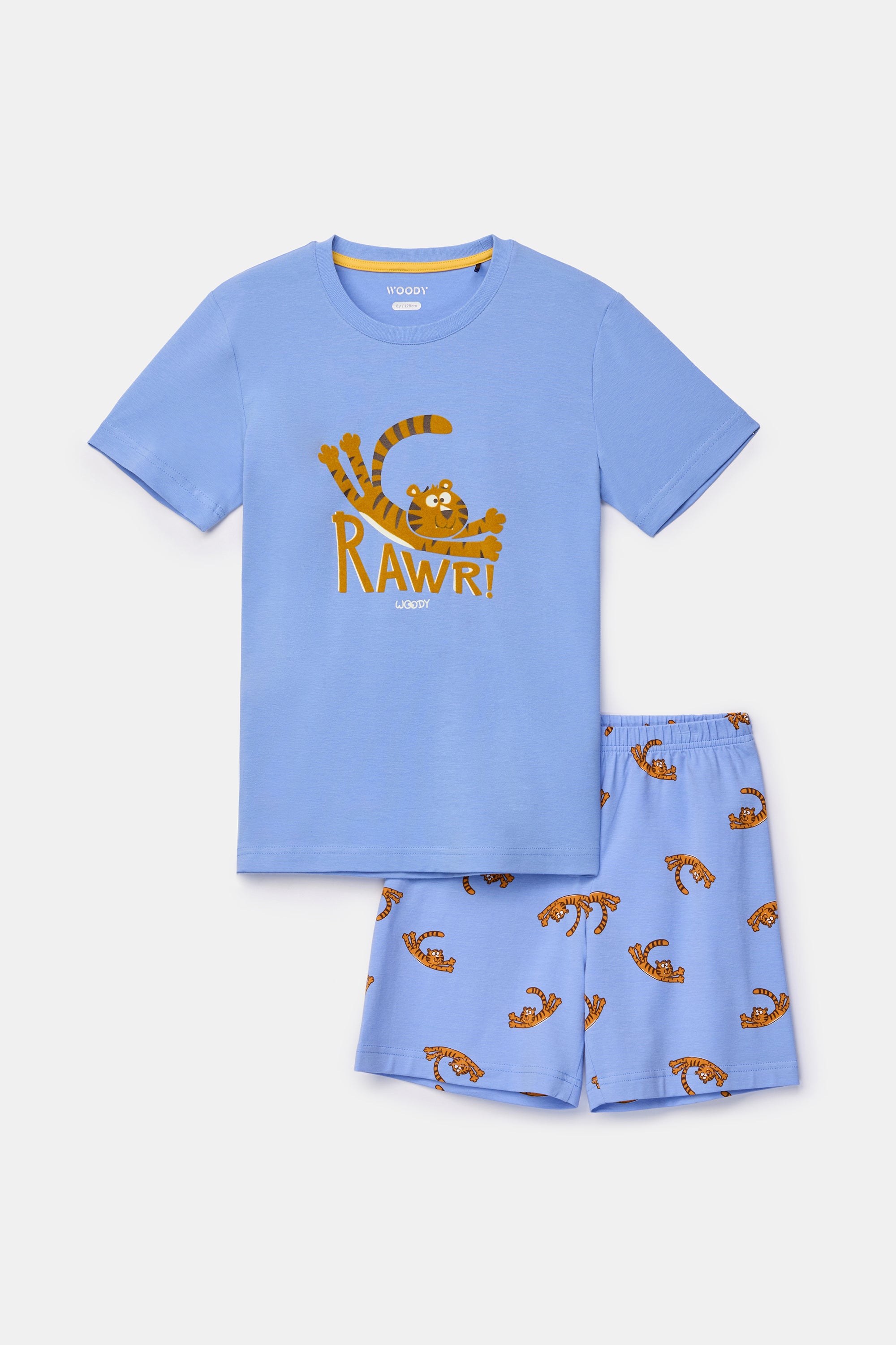 WOODY Jongens pyjama - blauw - 4j.