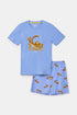 WOODY Jongens pyjama - blauw - 4j.