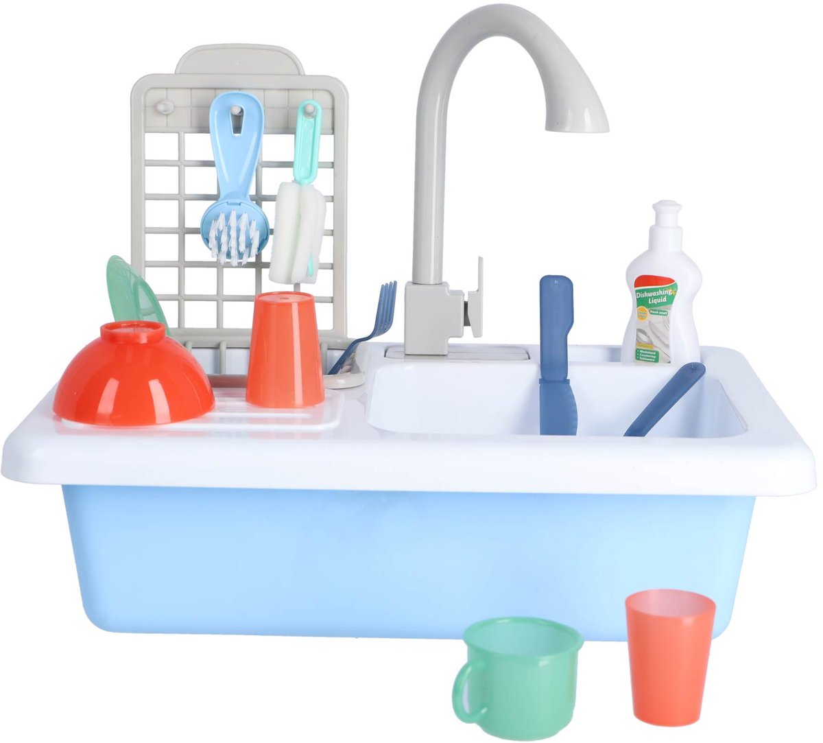 Afwasbak + kraan - servies