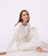 PETIT BATEAU Dames pyjama m/hartjes - S