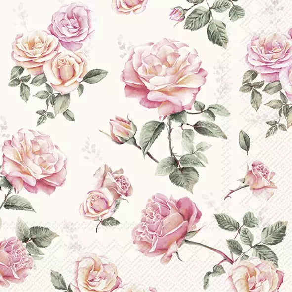 IHR Servetten 33x33cm - beth cream   4103601660