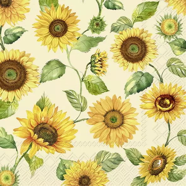 IHR Servetten 25x25cm - golden hour cream   4105902960