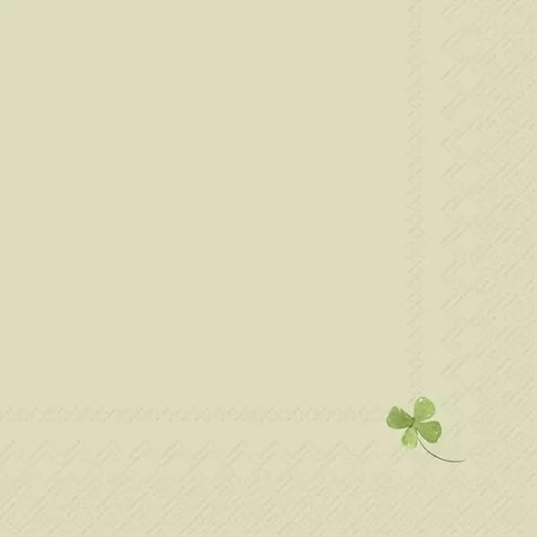 IHR Servetten 33x33cm - tiny clover green   4115001929