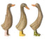 Figuur eend mangohout - 4x8x21cm - naturel ass. (prijs per stuk)