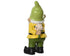 Gnoom polyresin - 15x14x34,5cm - groen