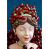 Vaas vrouw - 21x18,5x27cm - rood