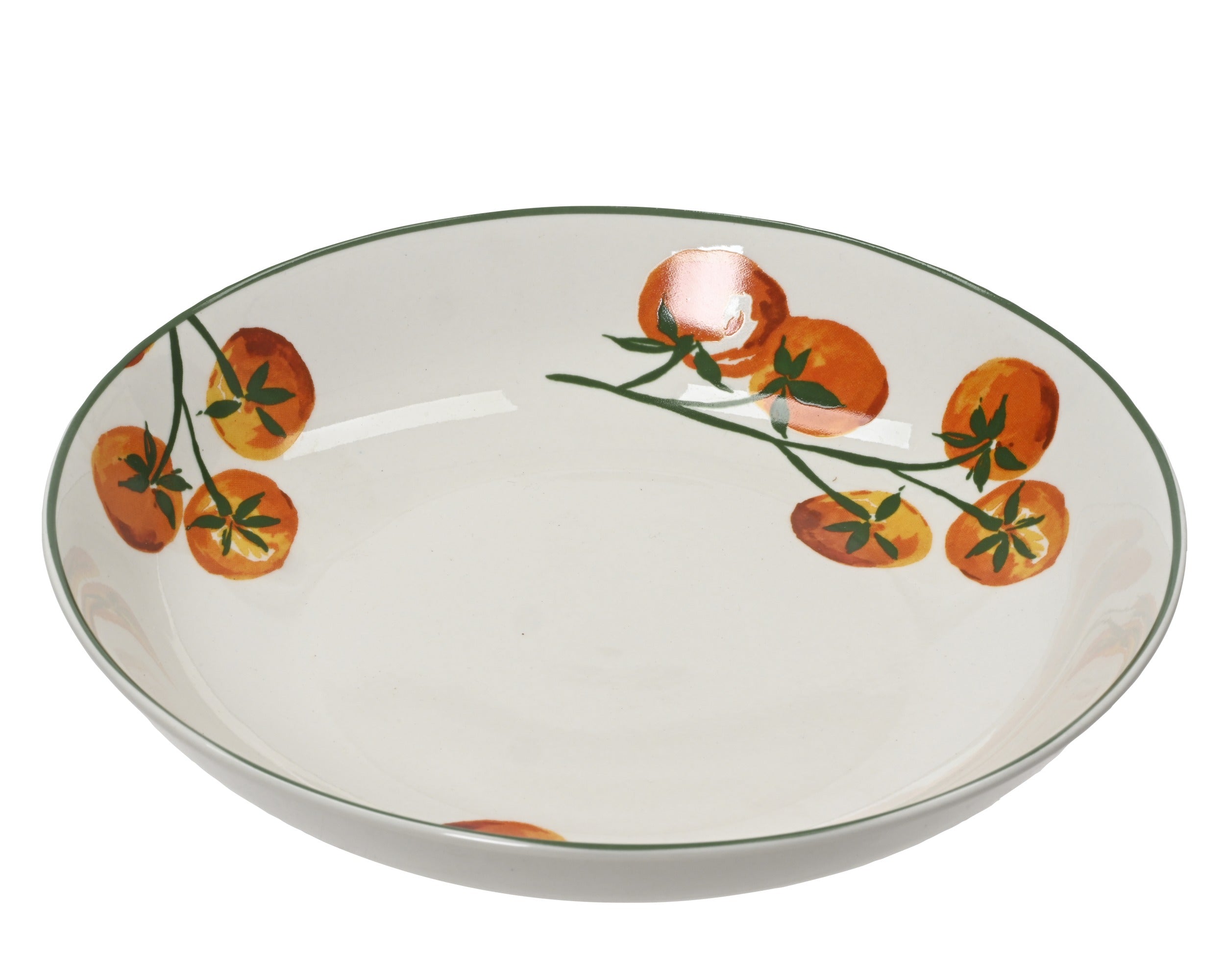 Schaal tomaten dessin - 20,3cm - rood