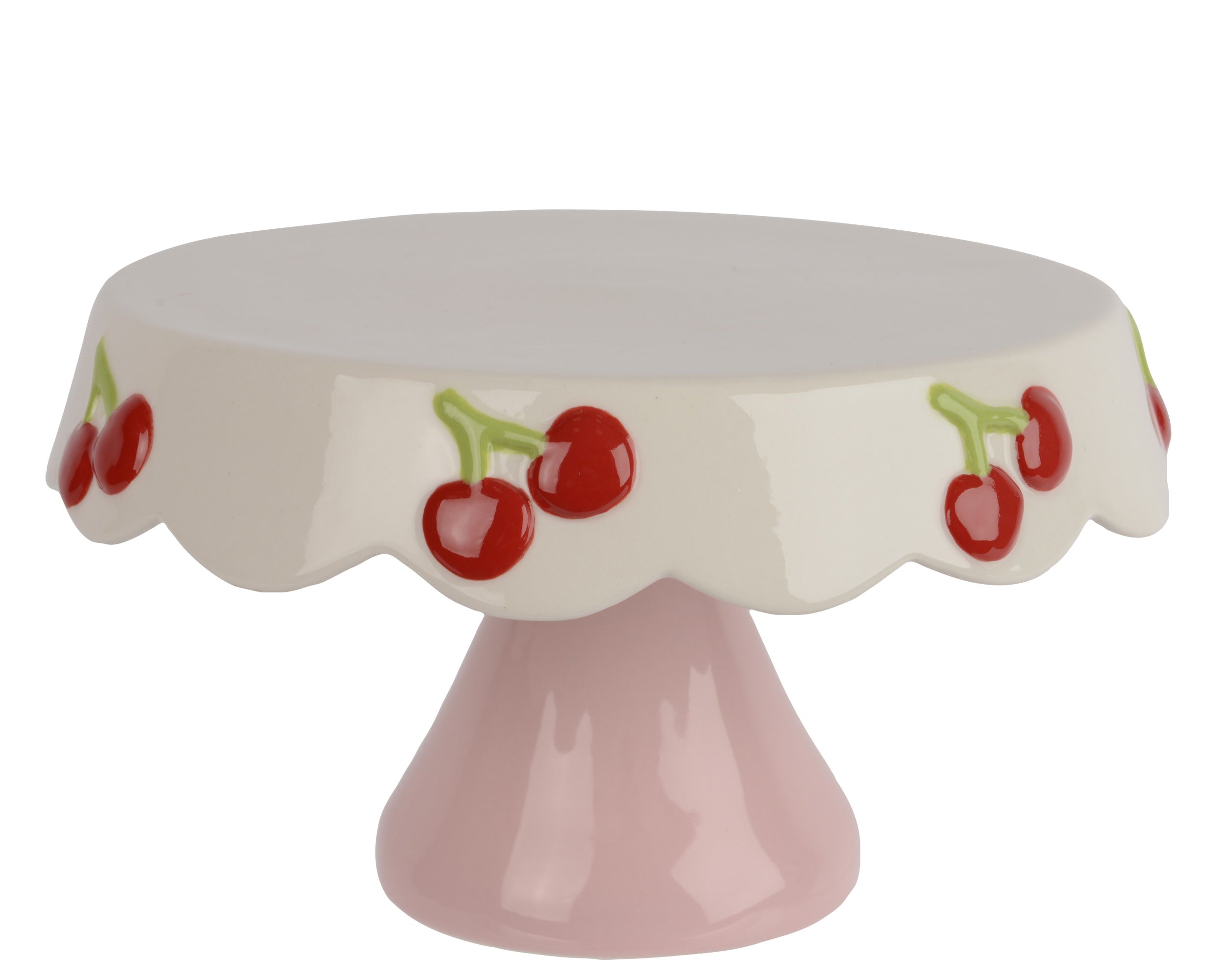 Etagere porselein kersjes - 24x13cm - roze