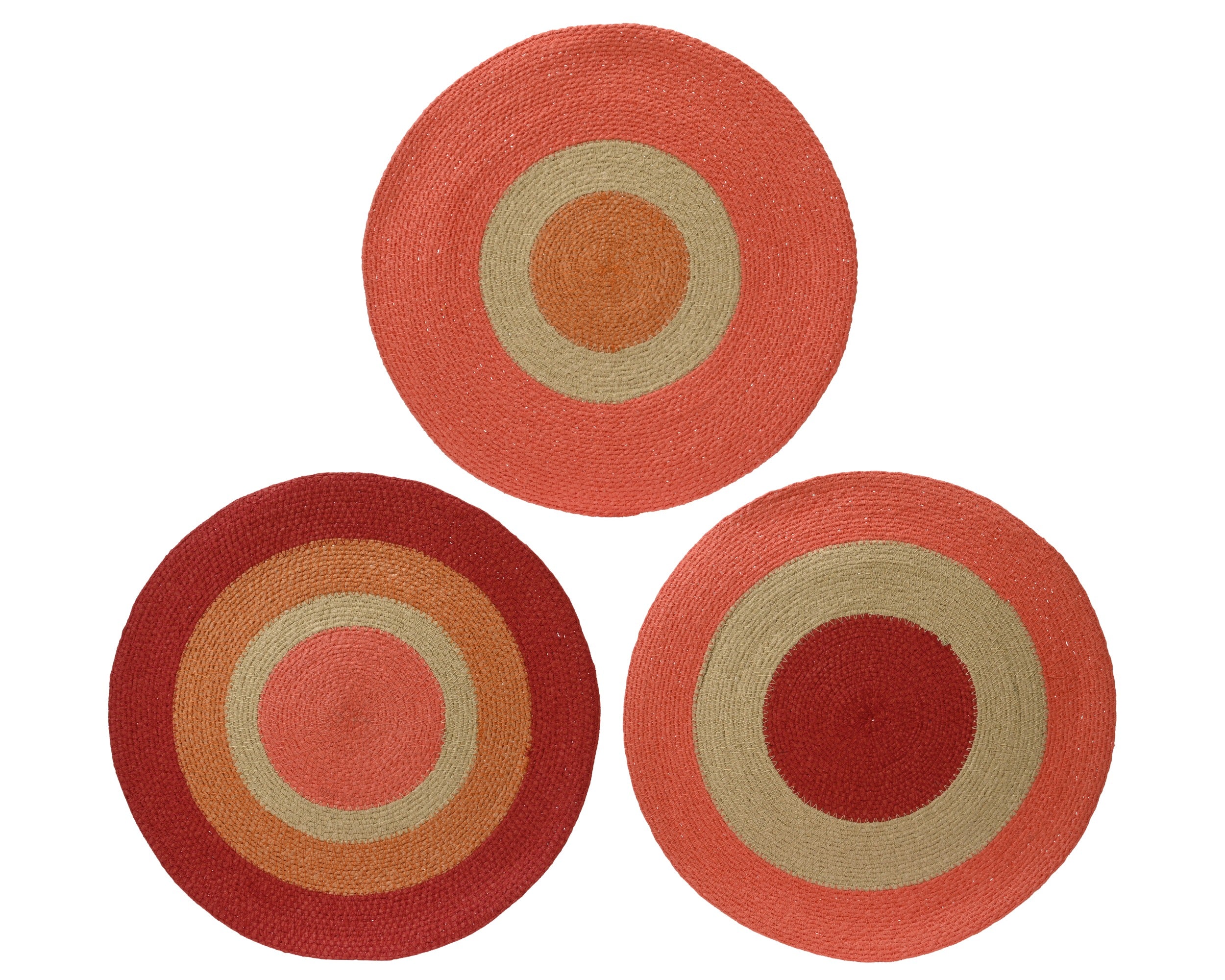 Placemat papier rond - 38cm - ass. (prijs per stuk)