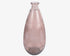 Vaas recycled glas - 22x50cm - roze