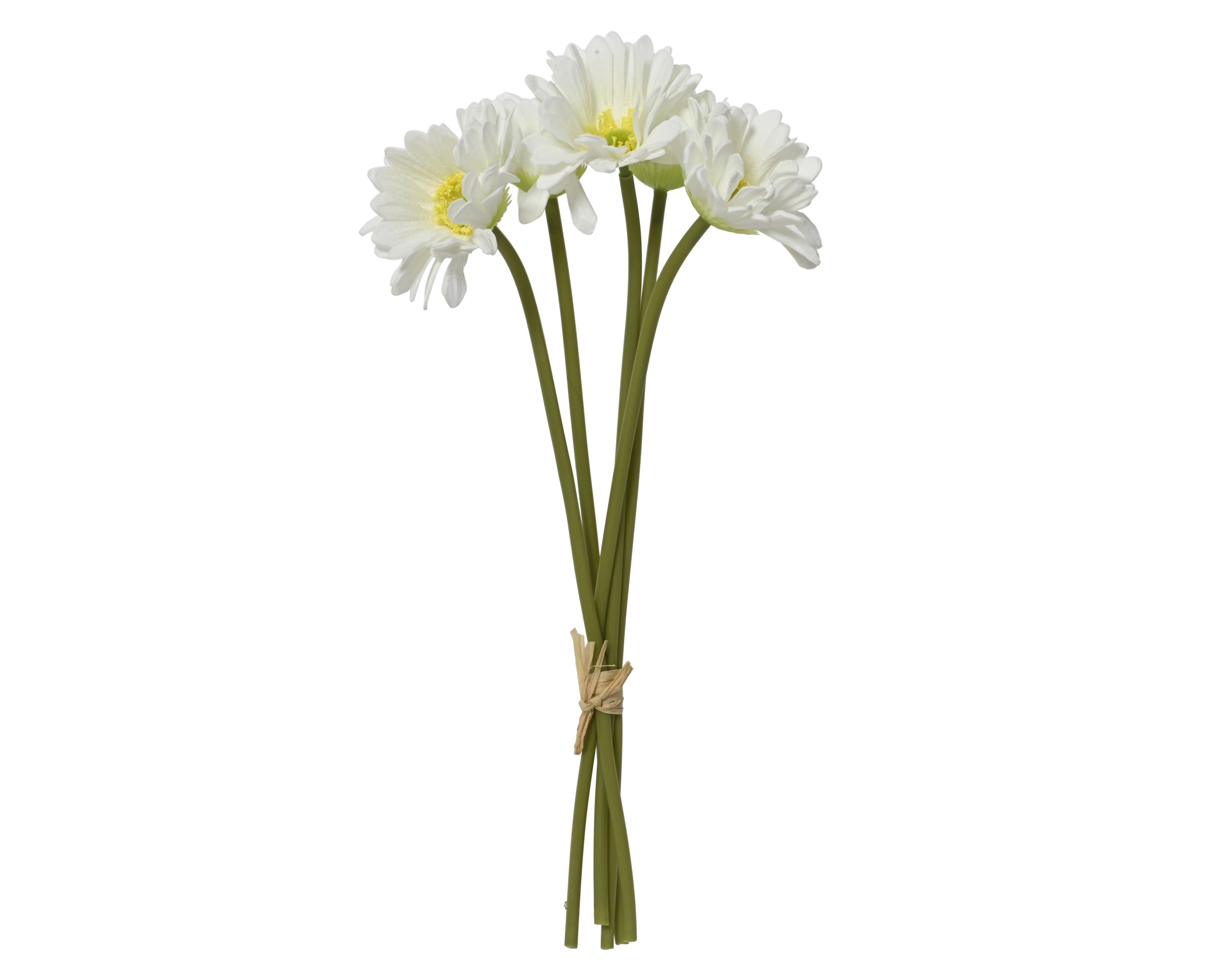 Boeket op steel - 35x16cm - creme