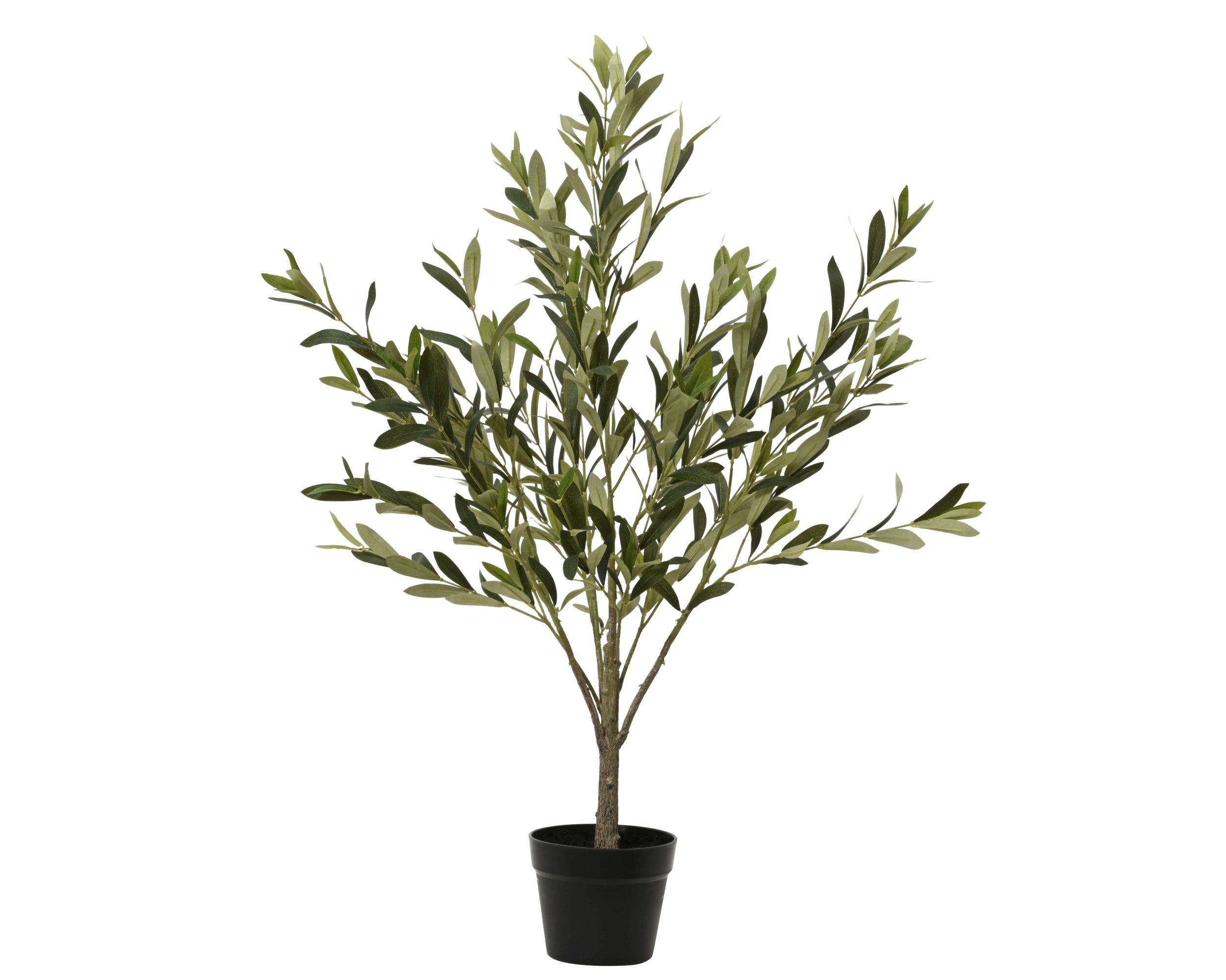 Olijfboom in pot polyester - 50x100cm - groen