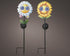 Solarverlichting bloem outdoor - 10,5x14x78cm - ass.