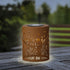 Solarverlichting lantaarn outdoor - 14x18cm - roestbruin