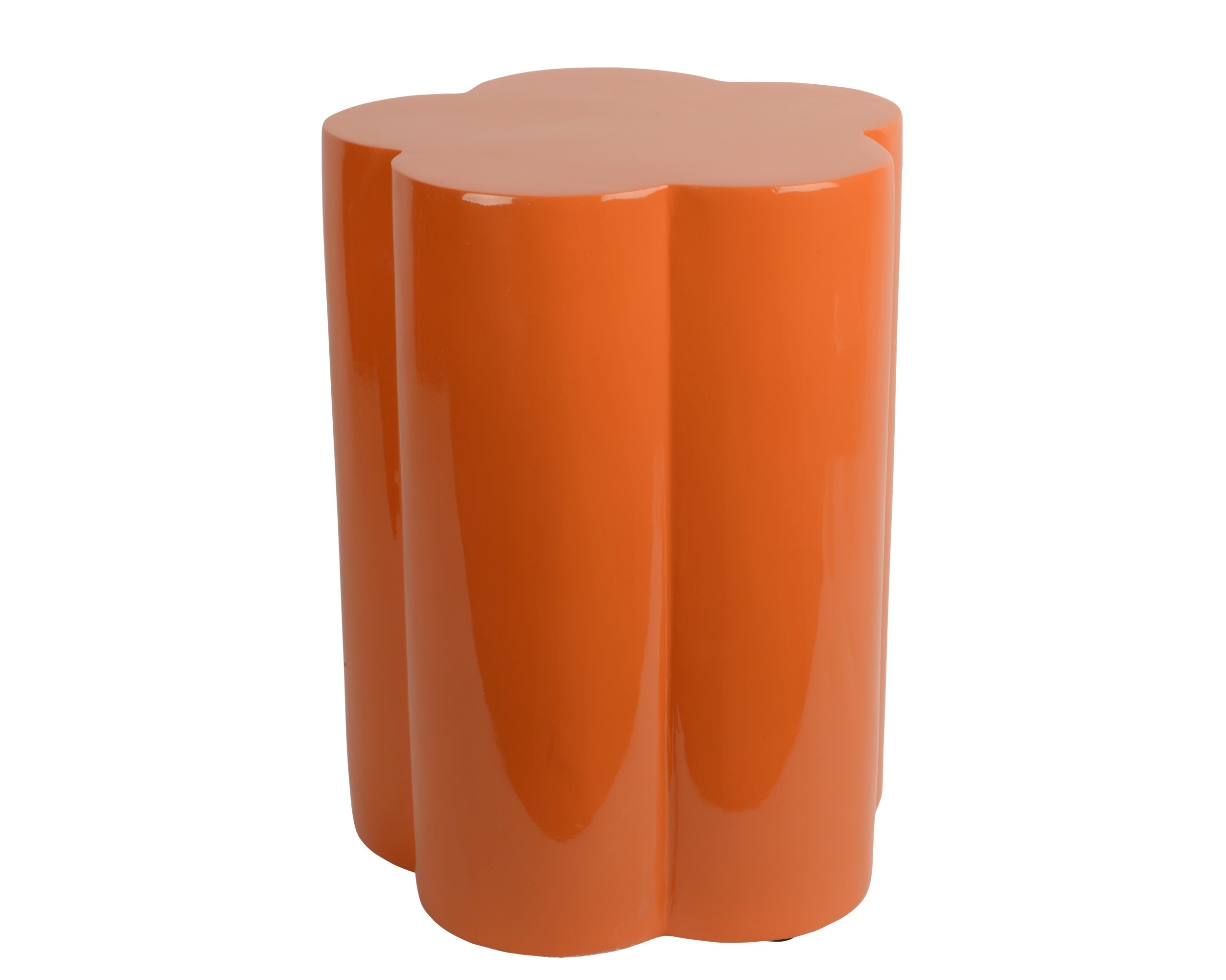Bijzettafel magnesium outdoor - 34x45cm - oranje