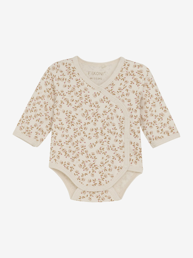 FIXONI U Wrap body LS print - pale mauve - 44