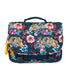 STONES&BONES Cedar schooltas - Floral ambush navy