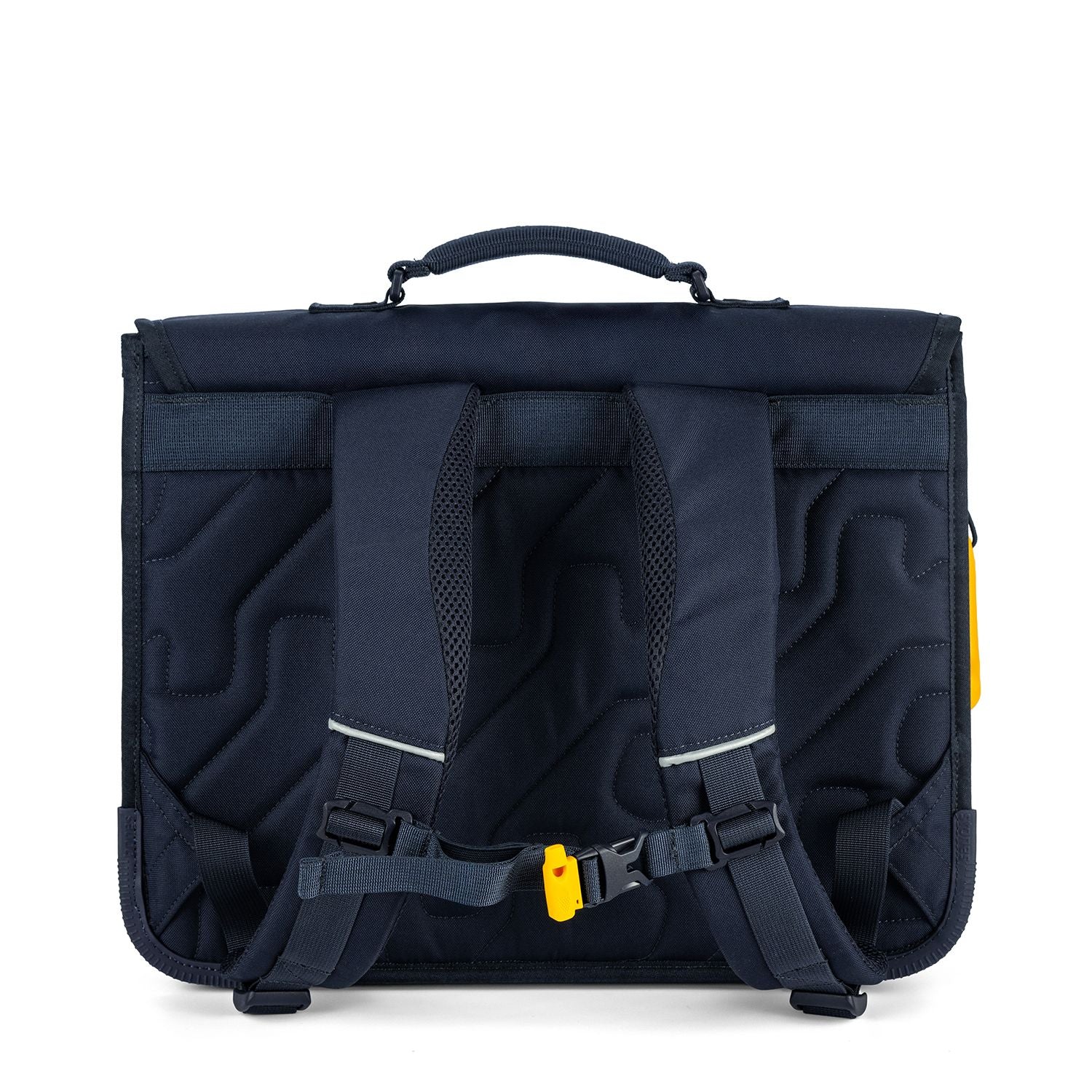 STONES&BONES Cedar schooltas - Glitter butterfly navy