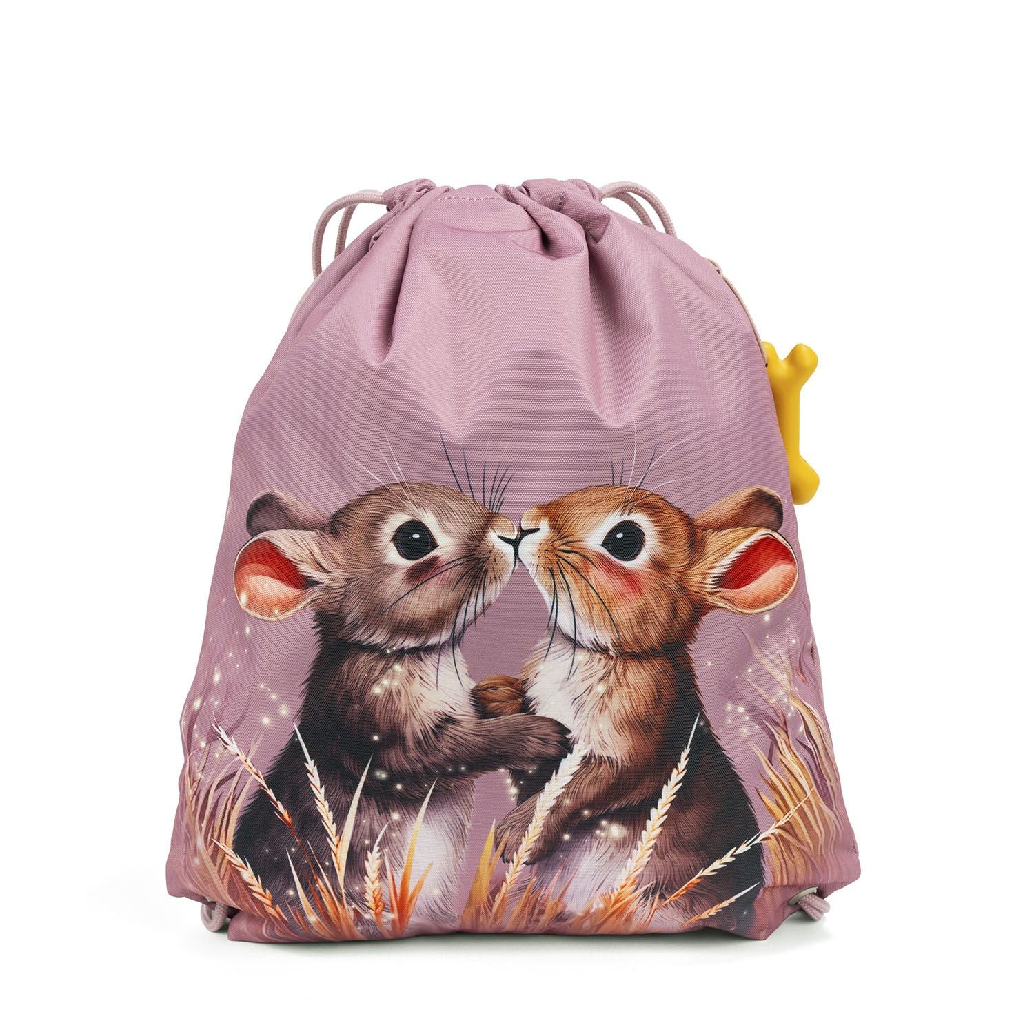 STONES&BONES Hazel 4.0 gymtas - Twilight bunnies lilac