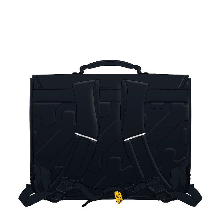 STONES&BONES Lily schooltas - Glitter butterfly navy