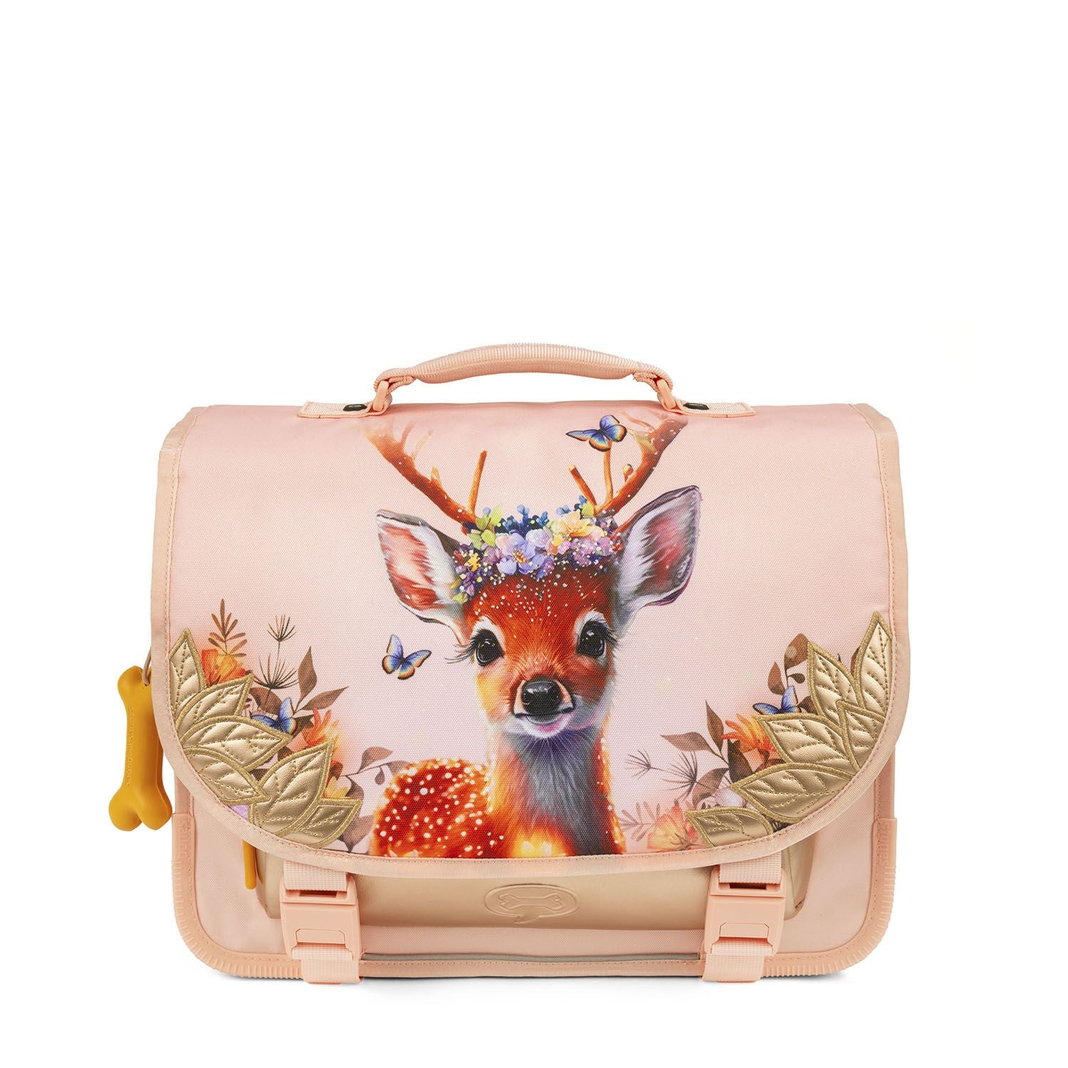 STONES&BONES Lotus schooltas - Fairy fawn blossom