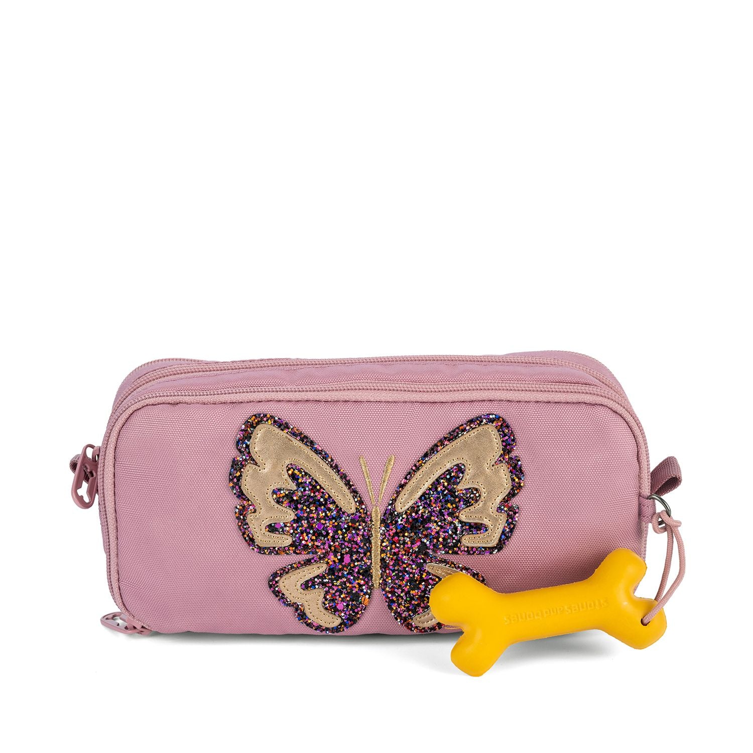 STONES&BONES Rowan 2.0 pennenzak - Glitter butterfly lilac
