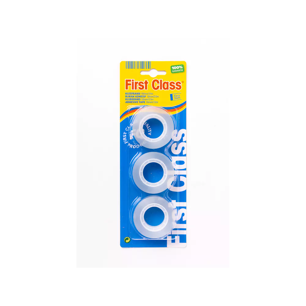 FIRST CLASS Kleefband 3rol - 19mmx33m *