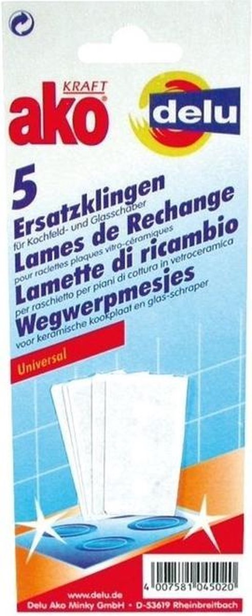 Vervangingsmesje S5 (ker. kookplaat) (1) tu uc metaltx
