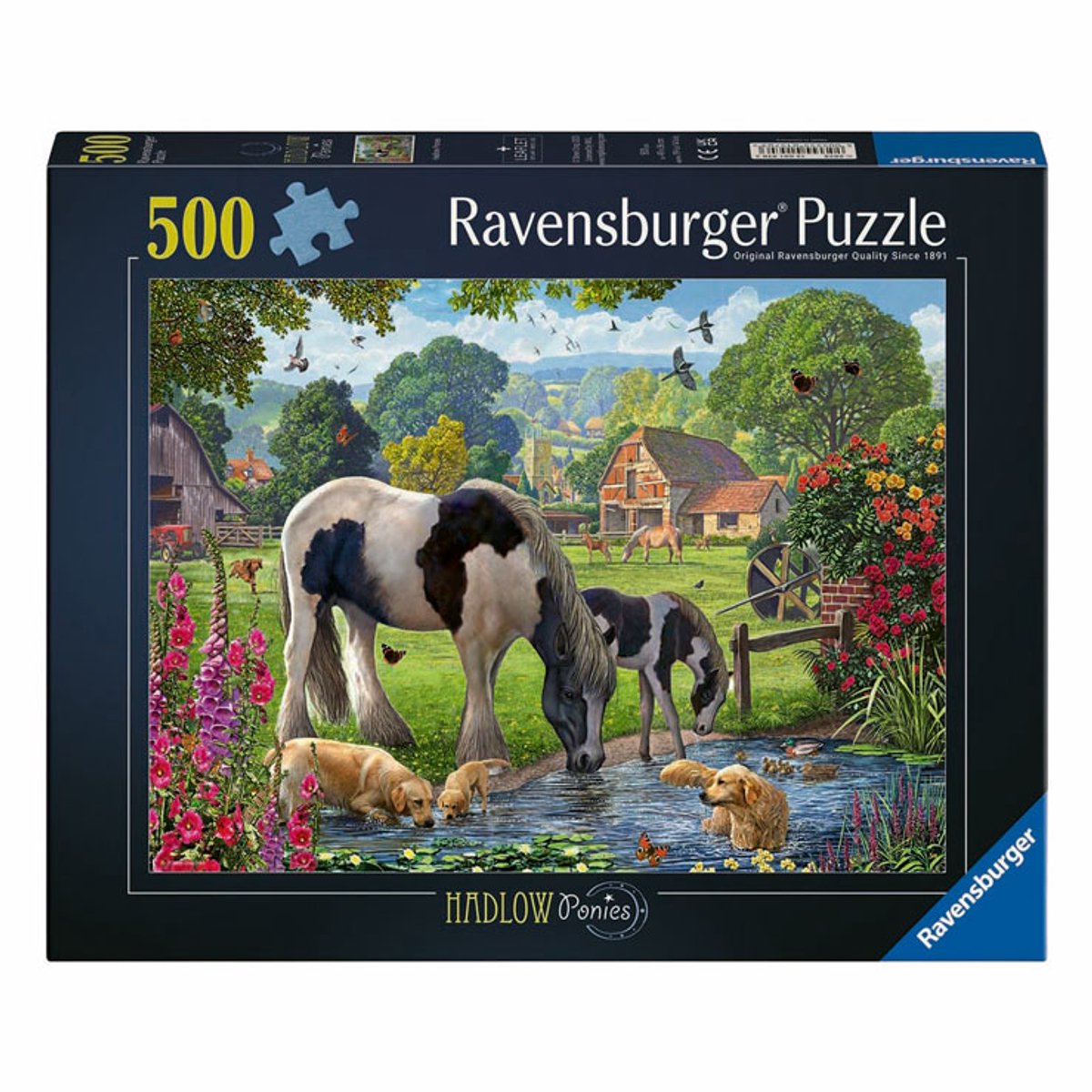 RAVENSBURGER Puzzel - Hadlow ponies - 500st.